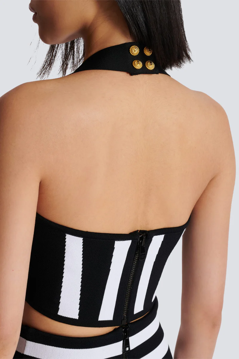 María® | neck Striped Knit Skirt Set - Image 9