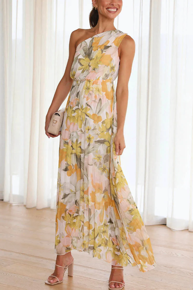 Maria® | Printed Dress With Dropped Sleeves - Image 3