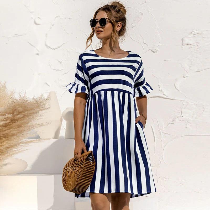 Maria® | Striped dress for women - Image 2