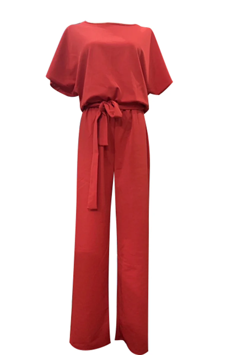 Maria Elena | Casual, loose overalls with fixed frenulum and O-neck - Image 9