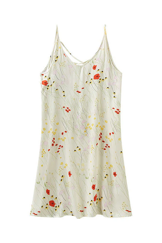 María Fernanda® | Printed Camisole Dress With Crossed Straps At The Back - Image 2