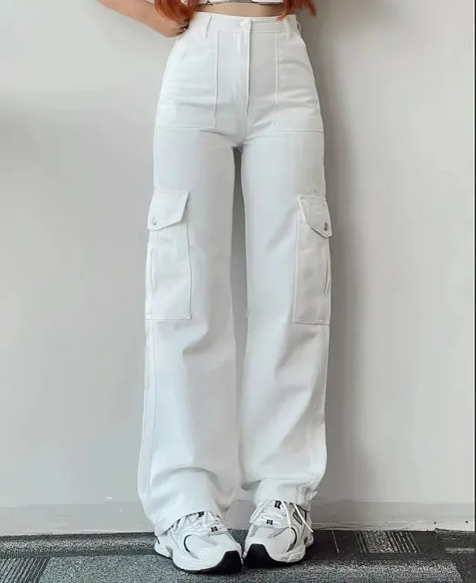 María José® | Cargo Pants For Women With High Waist And Wide Legs - Image 5