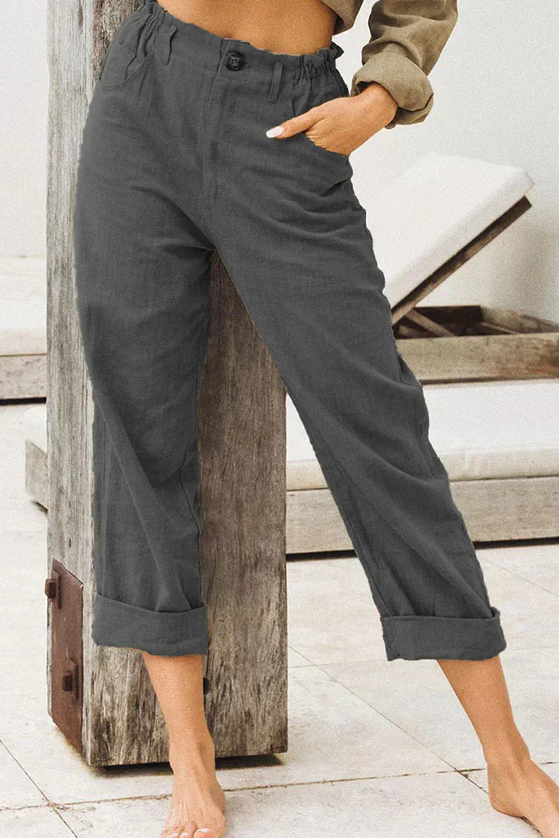 María José® | Casual And Stylish Linen Trousers - Image 2