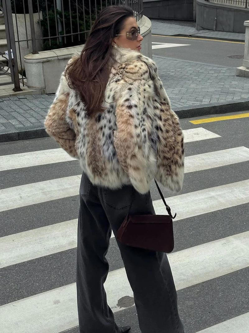 Maria José | Leopard print leather jacket - Image 2