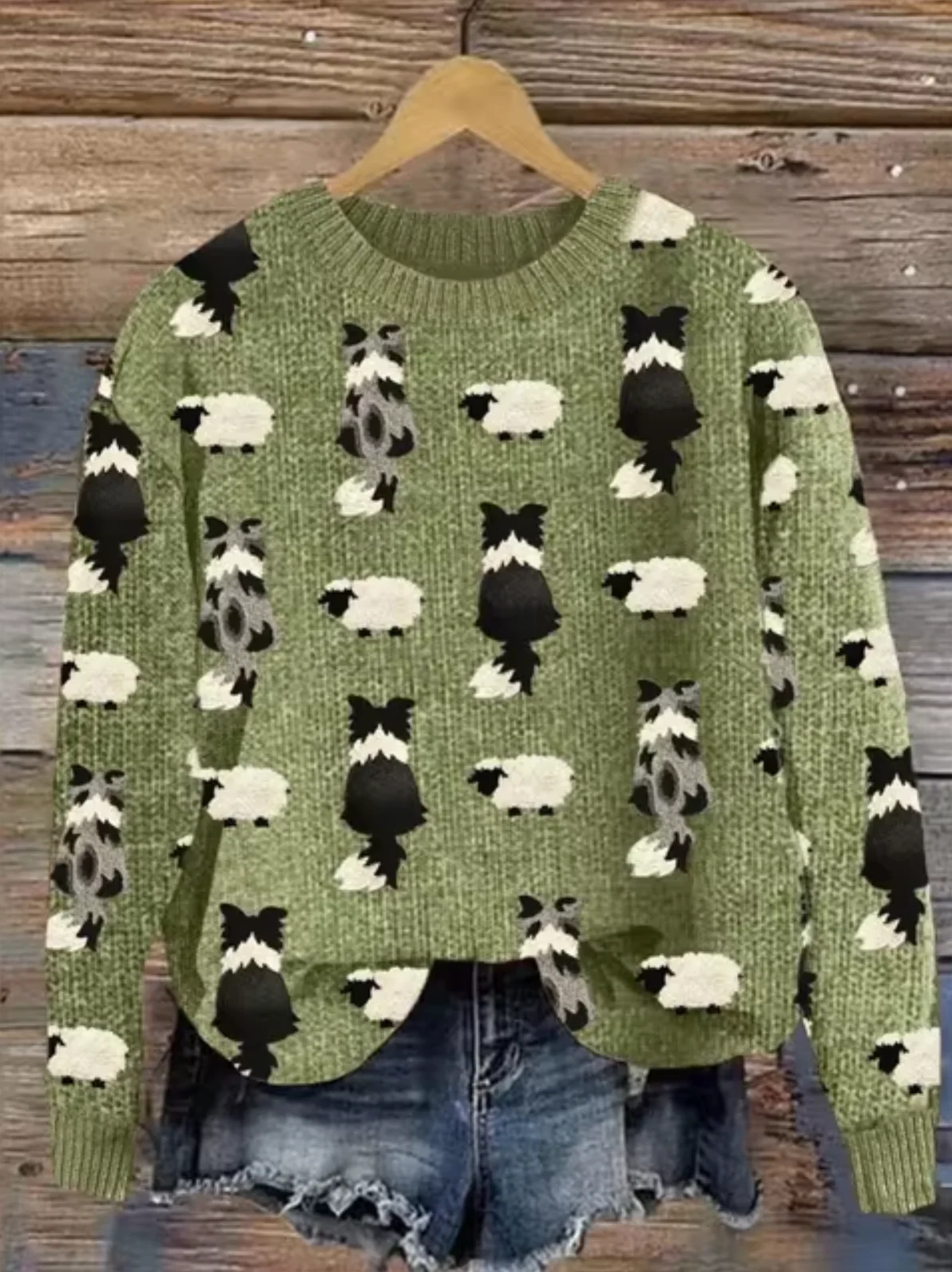 Maria José | Printed knit sweater