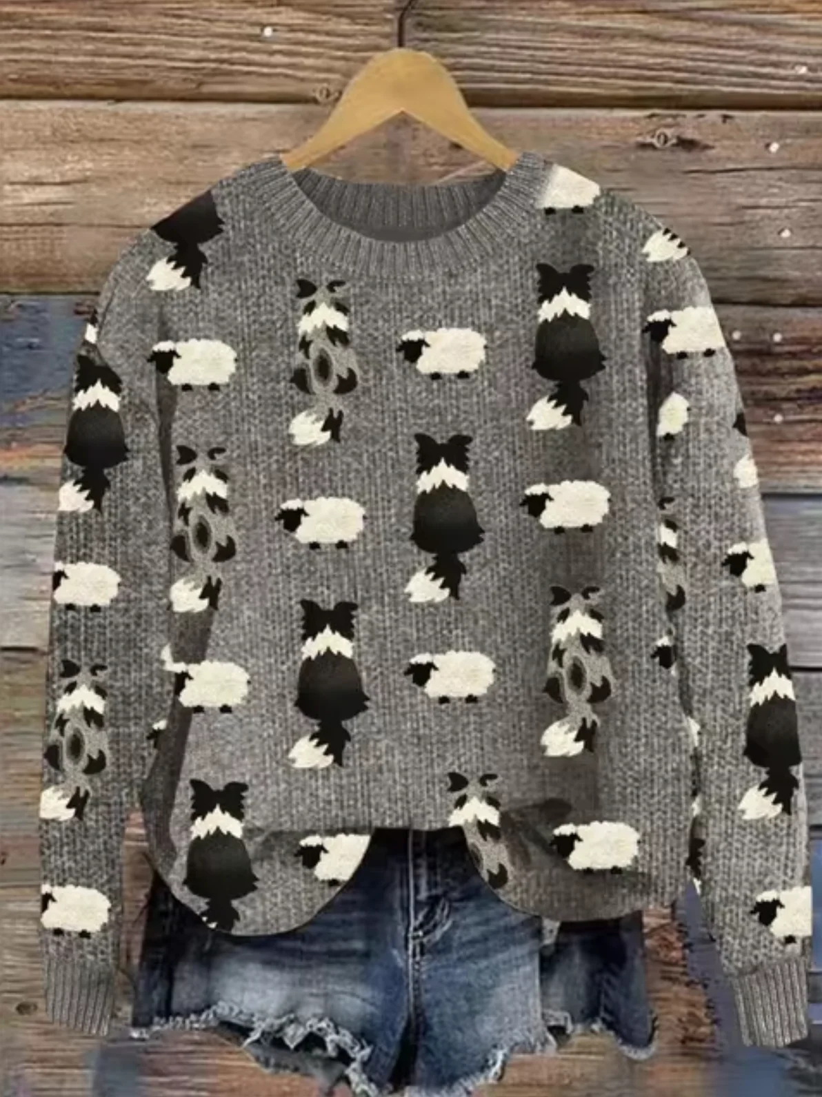 Maria José | Printed knit sweater - Image 8