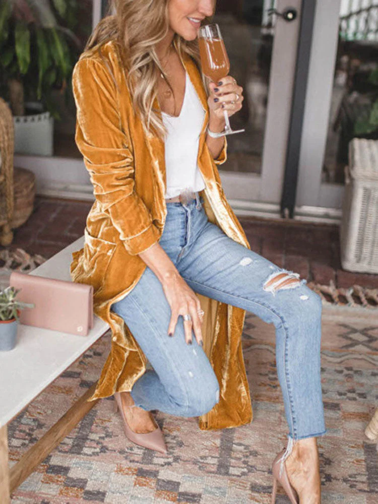 María José® | Uplifting My Way Velvet Kimono Jacket - Image 11