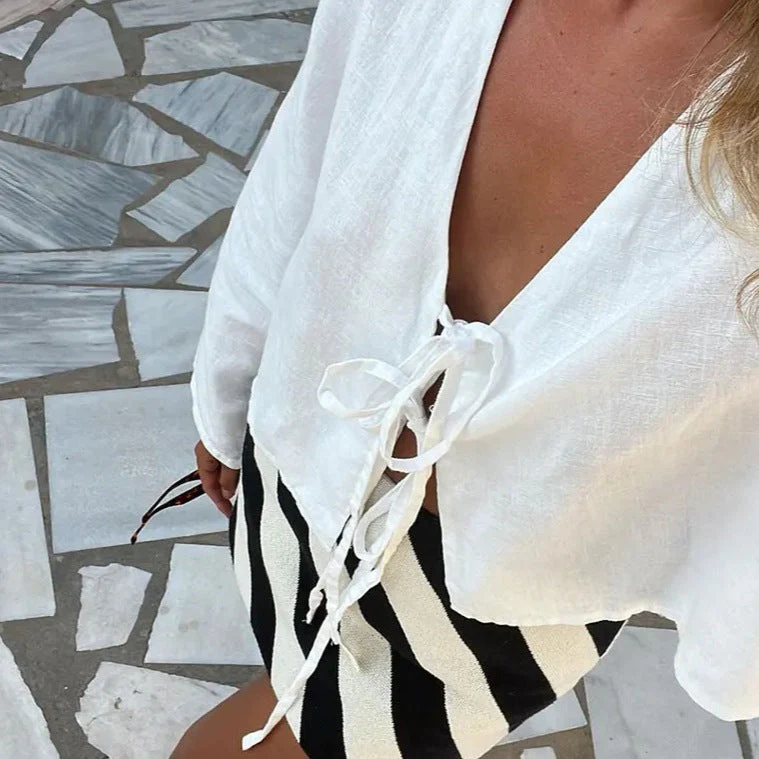 Mariam® | White Women'S Blouse
