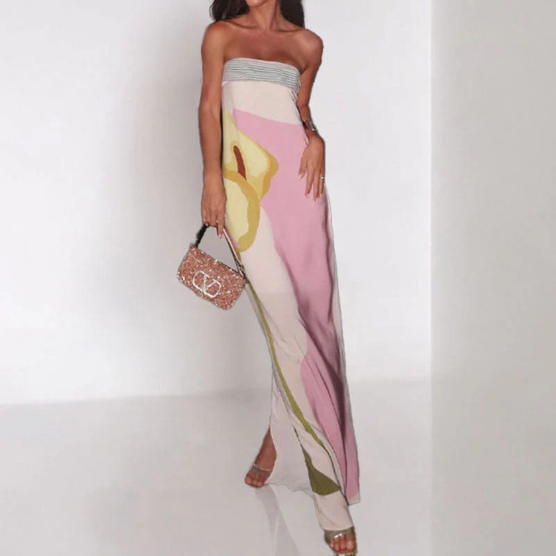 Mariana® | Ladies' Evening Dress In Modern Kaleidoscope Design - Image 3