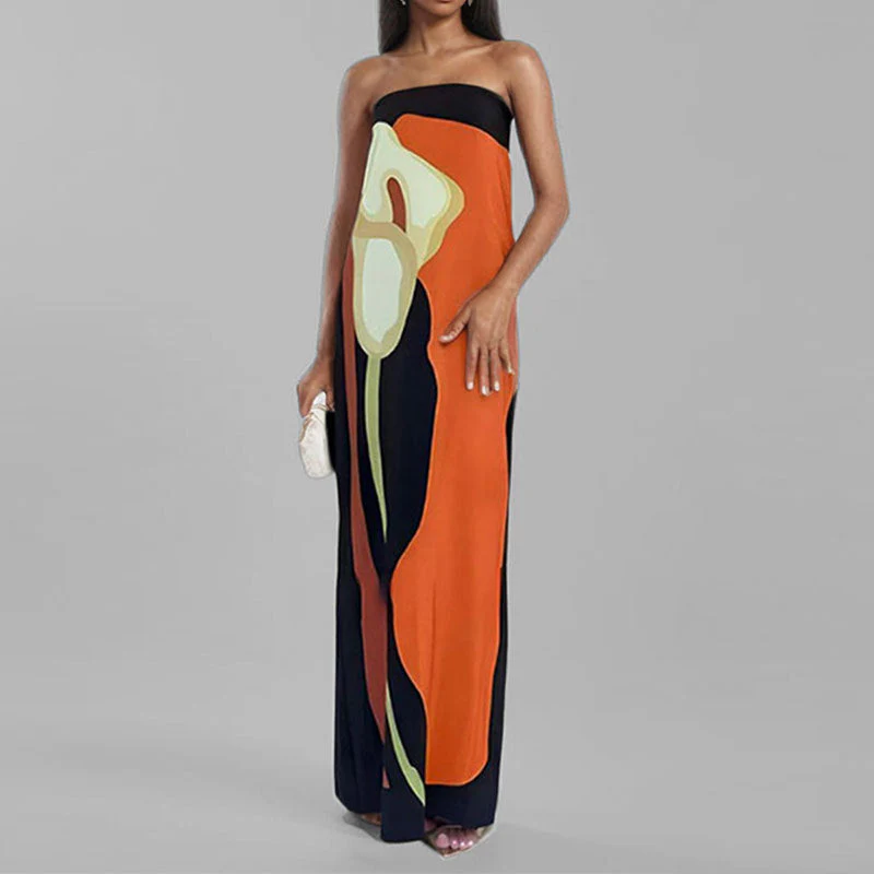 Mariana® | Ladies' Evening Dress In Modern Kaleidoscope Design - Image 4