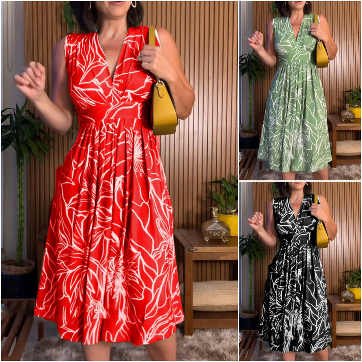 Mariana® | Sleeveless Plus Size Waist Dress