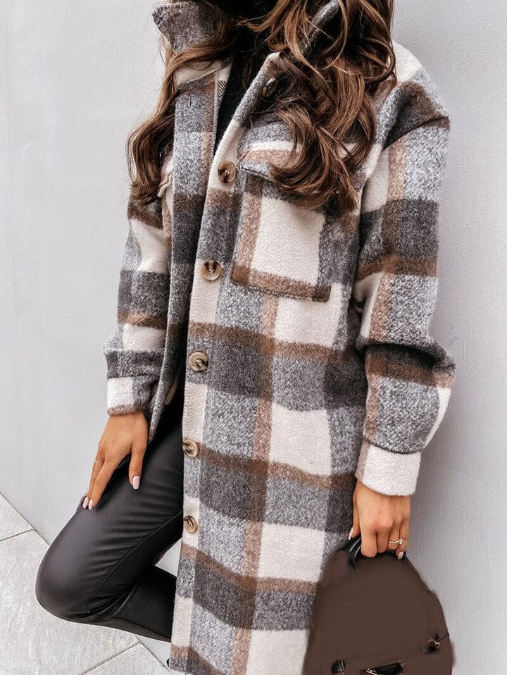 Mariana | Checked jacket for women - Image 3