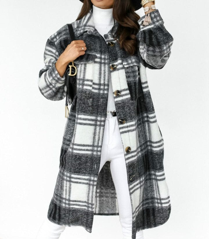 Mariana | Checked jacket for women - Image 4
