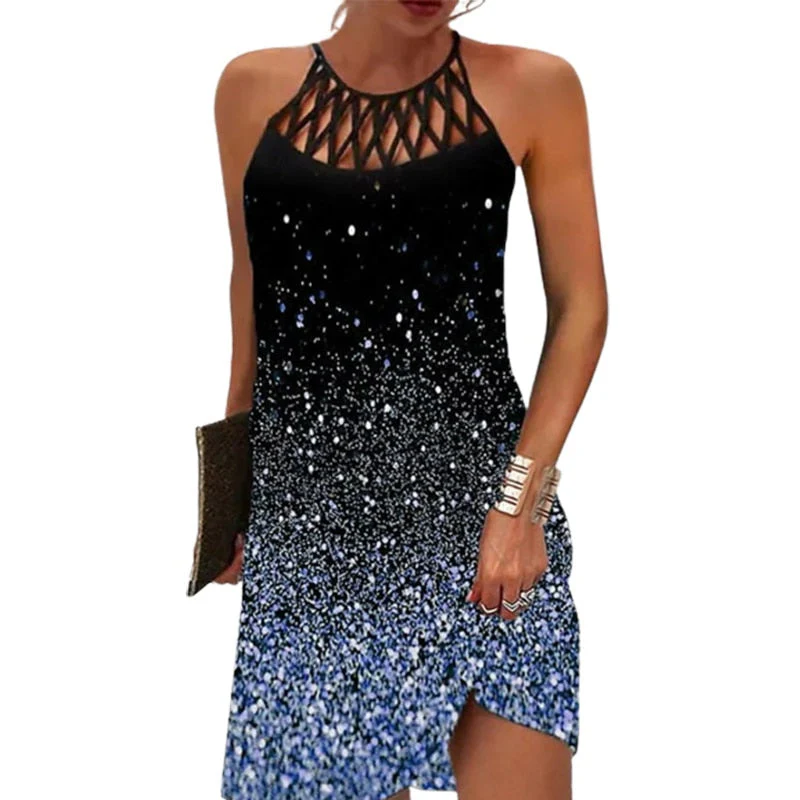 Marianela® | Printed Dress With Halters - Image 10