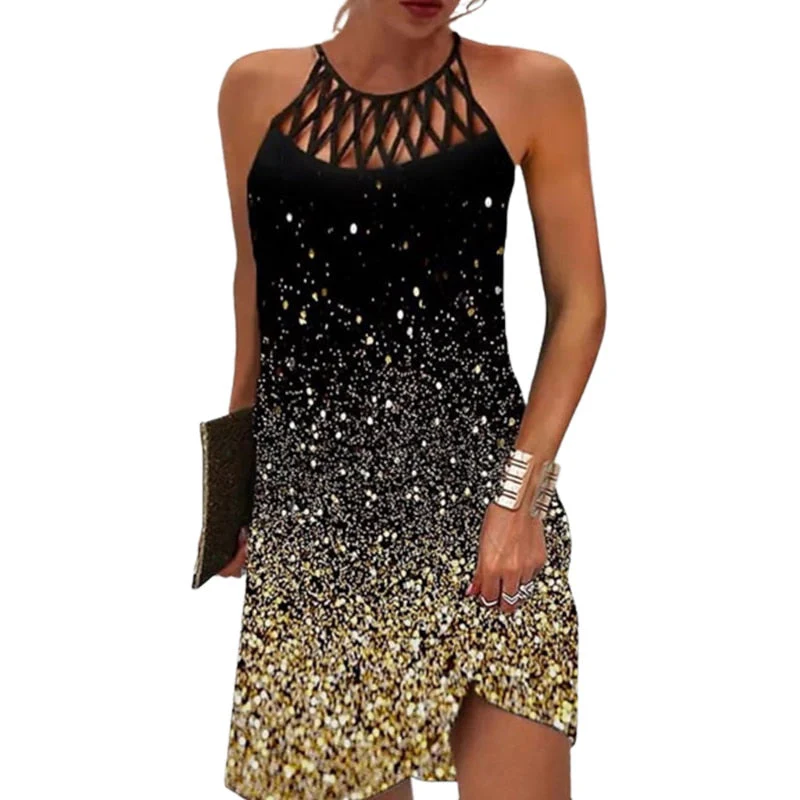 Marianela® | Printed Dress With Halters - Image 4