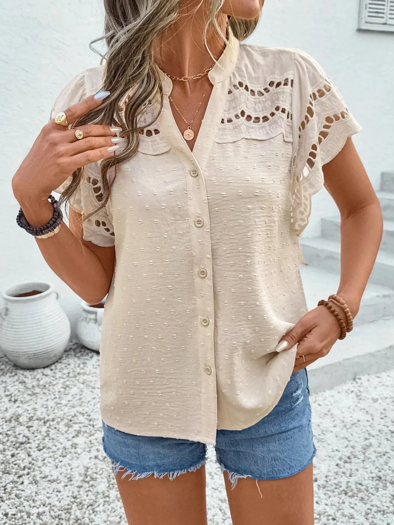 Marianna® | Casual Button-Up Sundress Blouse - Image 3