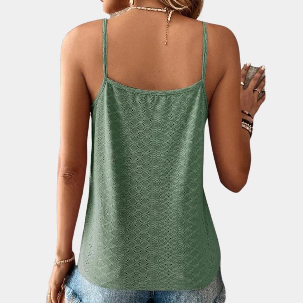 Maribel® | Top d'été elegant à col and V for women - Image 2