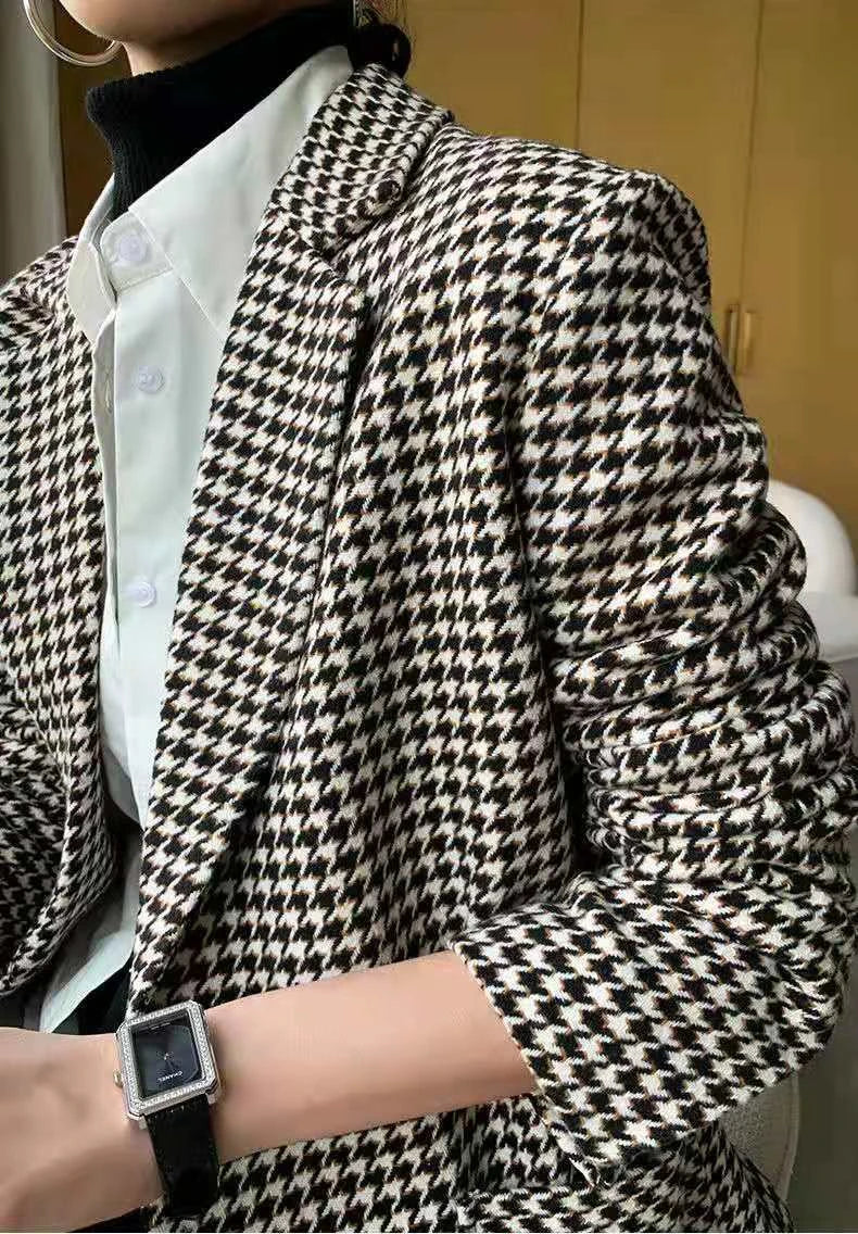 Maricarmen | Houndstooth blazer - Image 3