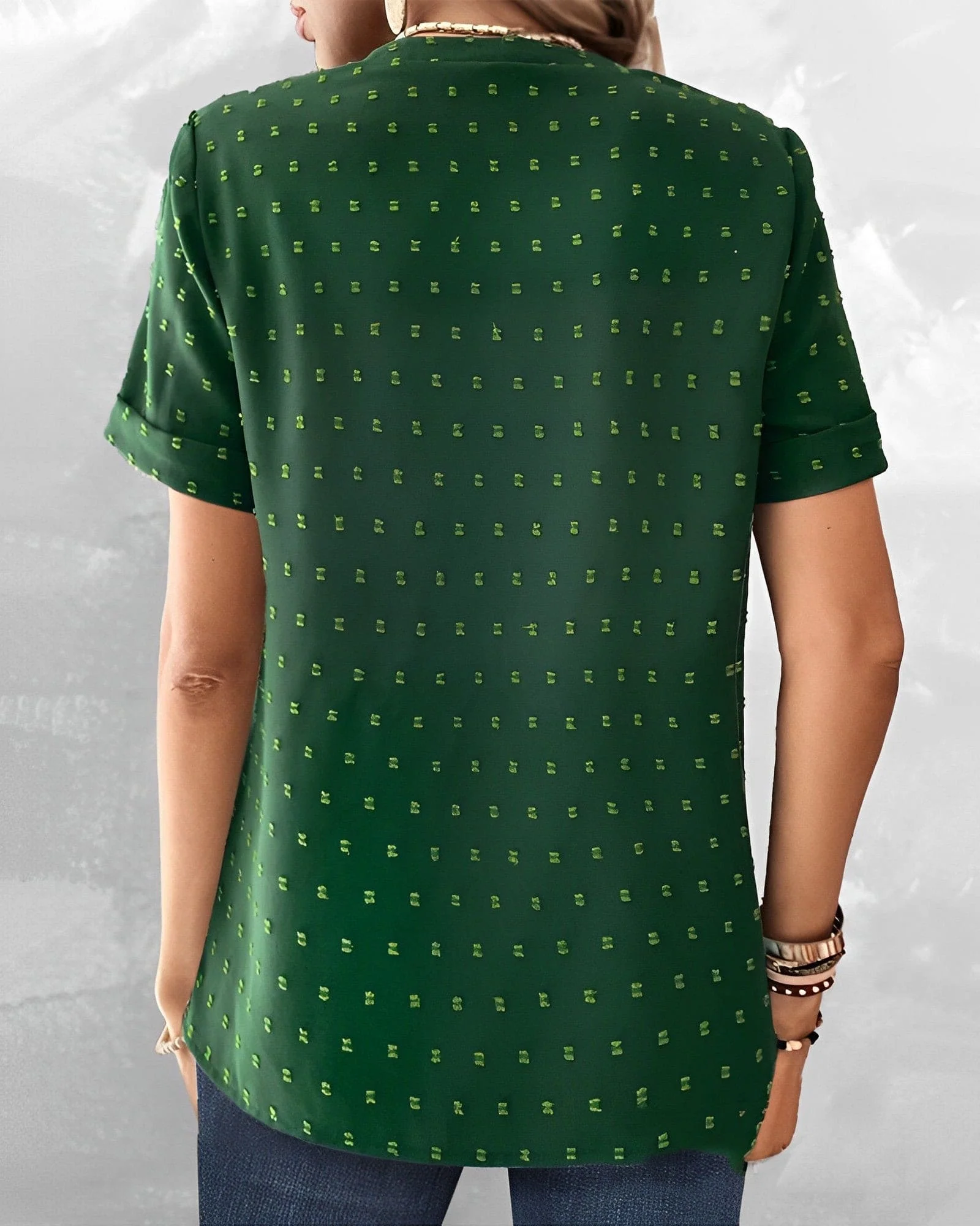 Maricel® | Blouse With V-Neck And Buttons - Image 4