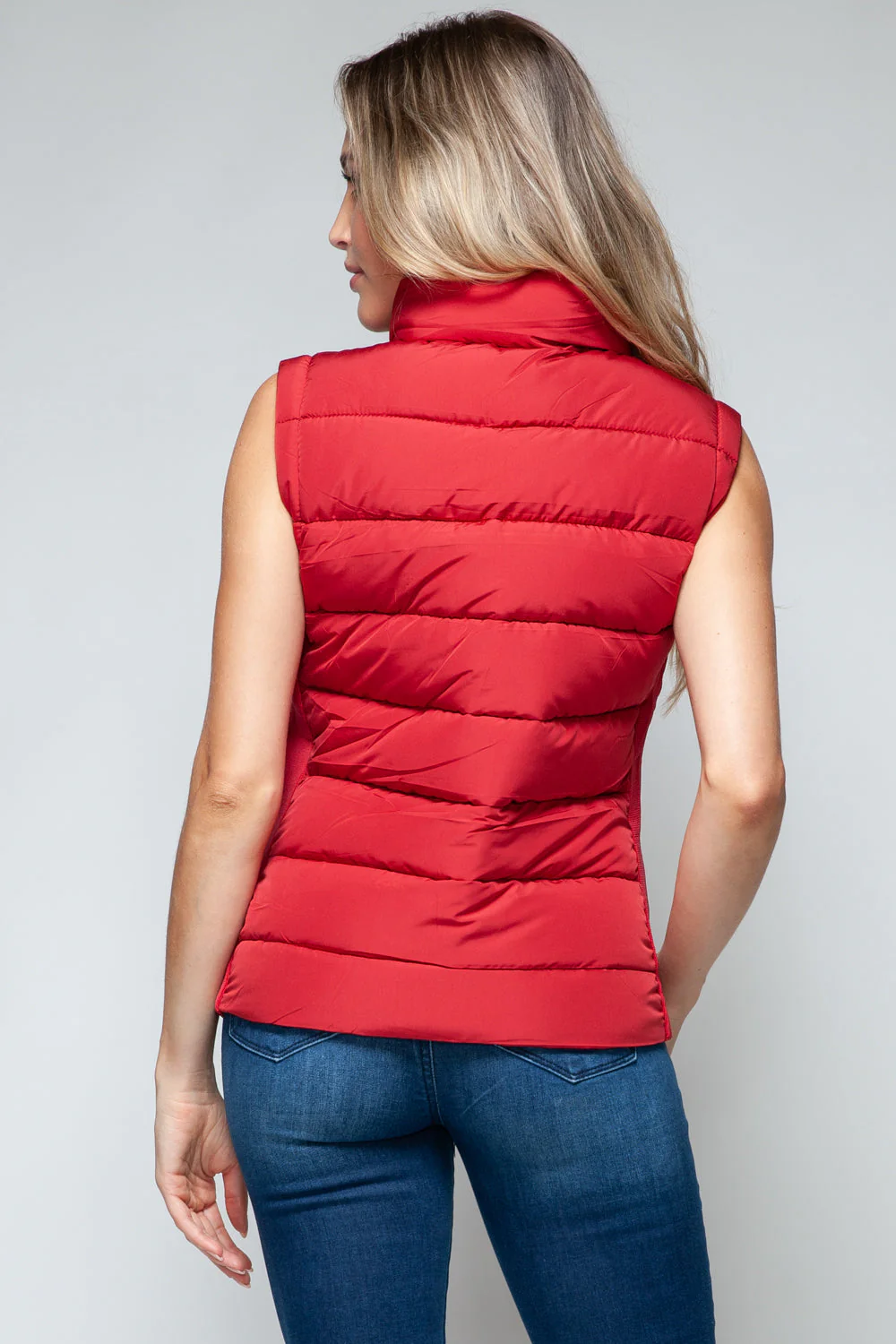Marie | Snobbish turtleneck vest with zip and pockets - Image 3