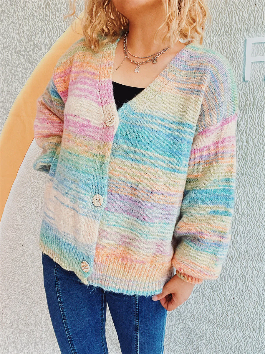 Marieke | Long sleeve cardigan with buttons - Image 11