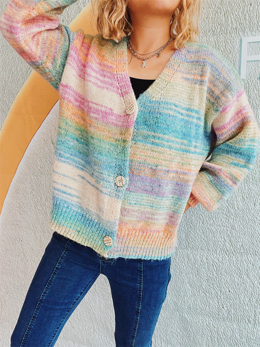 Marieke | Long sleeve cardigan with buttons - Image 12