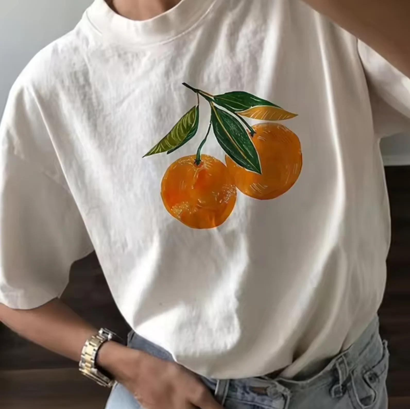 Marilena® | Round Neck Shirt Made Of Cotton - Image 3