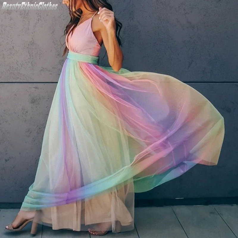 Marilyn® | V-Neck Long Dress - Image 2
