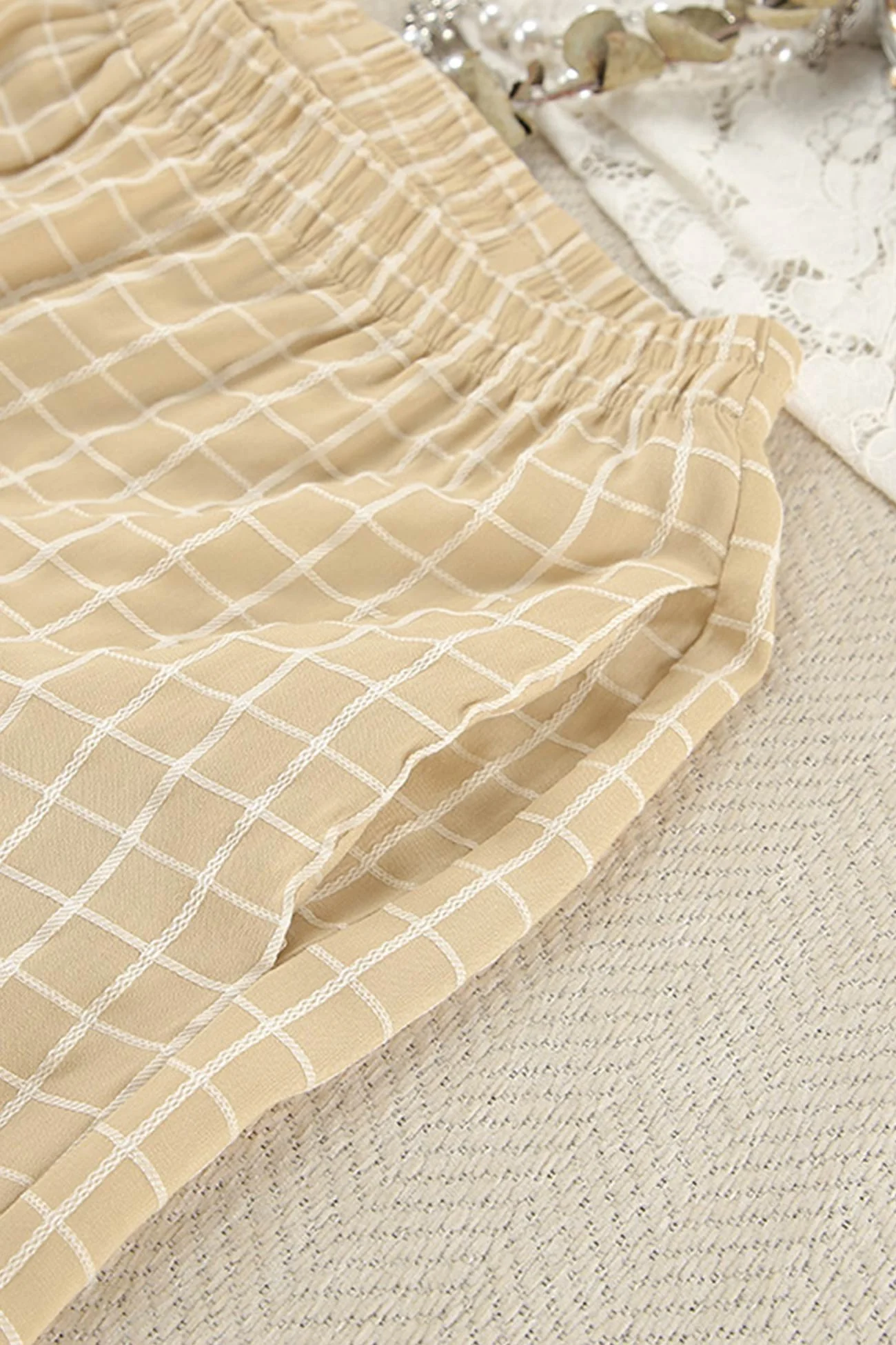 Marina | Checked loungewear with long sleeves - Image 17