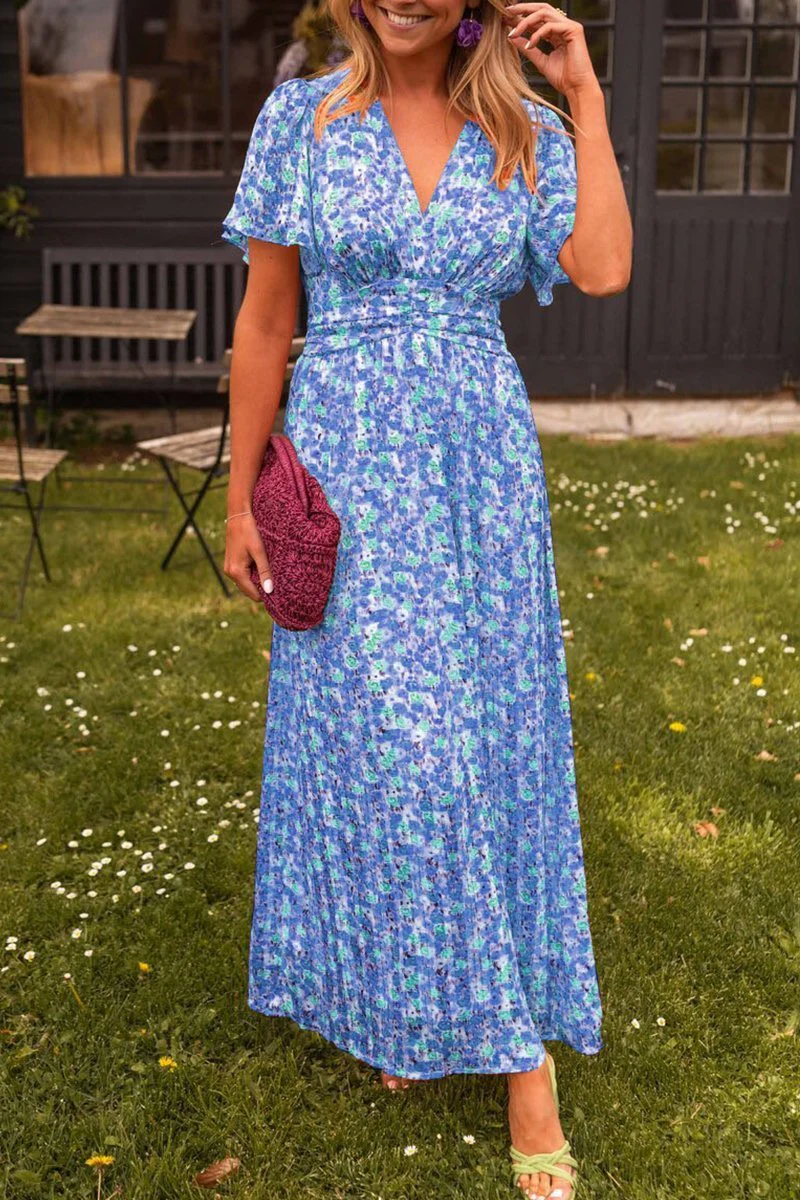 Marina® | Elegant Long Floral Dress - Image 5