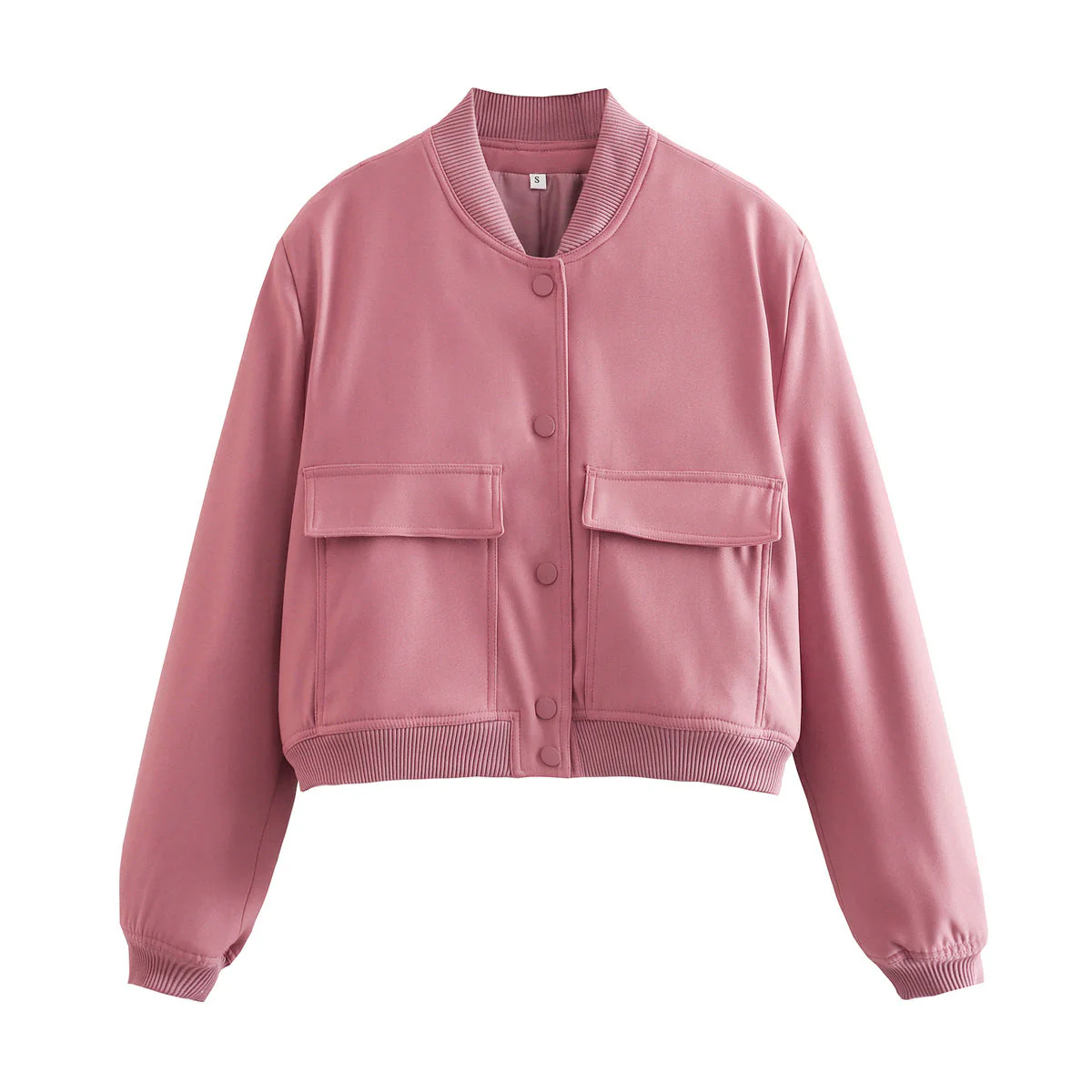 Marina | Short bomber jacket for women - Image 13