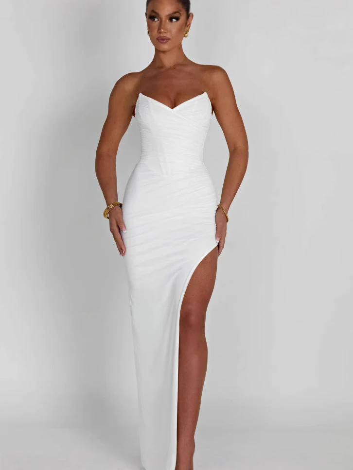Marina® | Women'S Evening Dress With Elegant Design And High Slit - Image 3