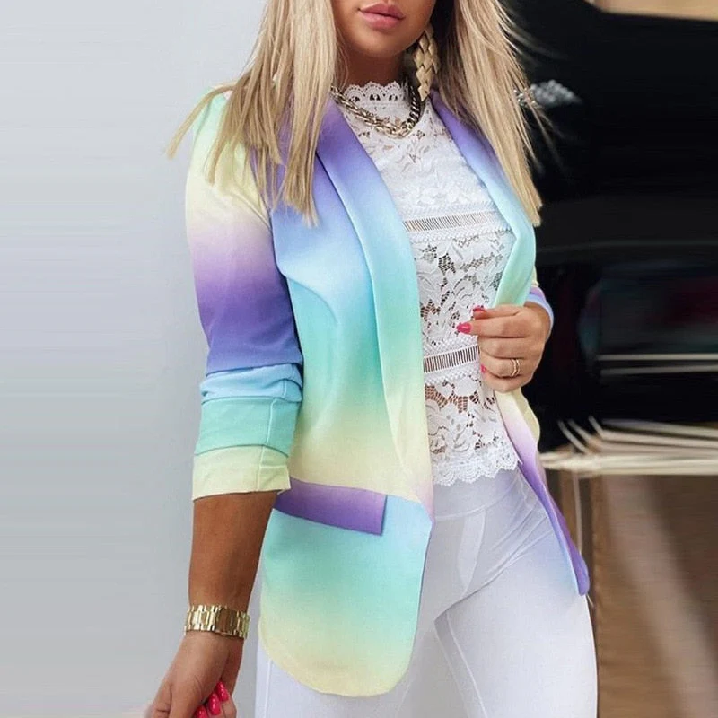 Marina | Women's long sleeve blazer - Image 4