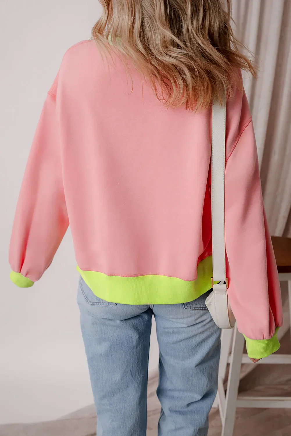 Marion | Graphic crew neck long sleeve sweatshirt - Image 4