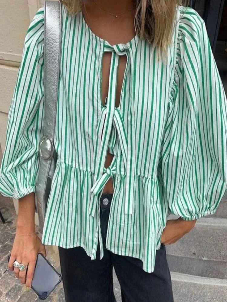 Mariona® | Puffy Blouse With Long Sleeves