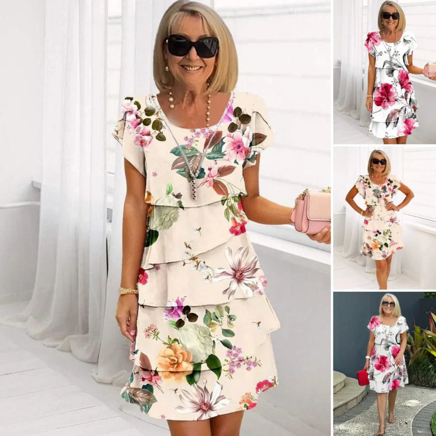 Marisa® | Elegant floral women's summer dress - Image 8