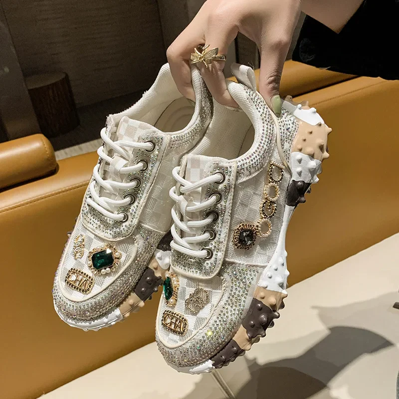 Maritza® | Stylish Rhinestone Sneakers - Image 3