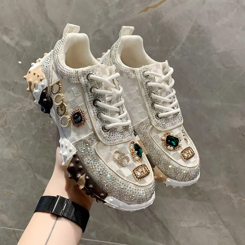 Maritza® | Stylish Rhinestone Sneakers - Image 4