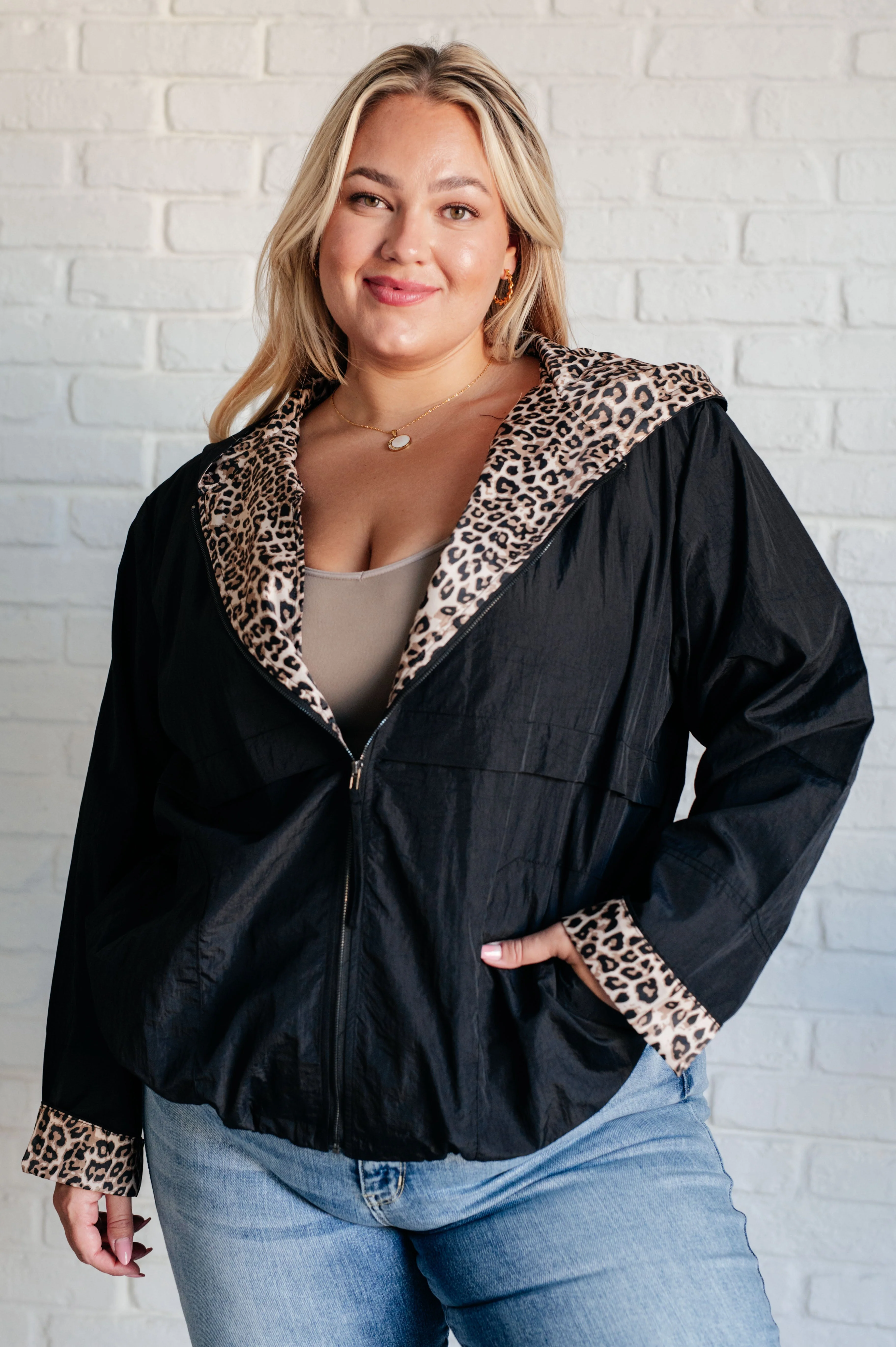 Marlene | Let's Get Wild hooded windbreaker