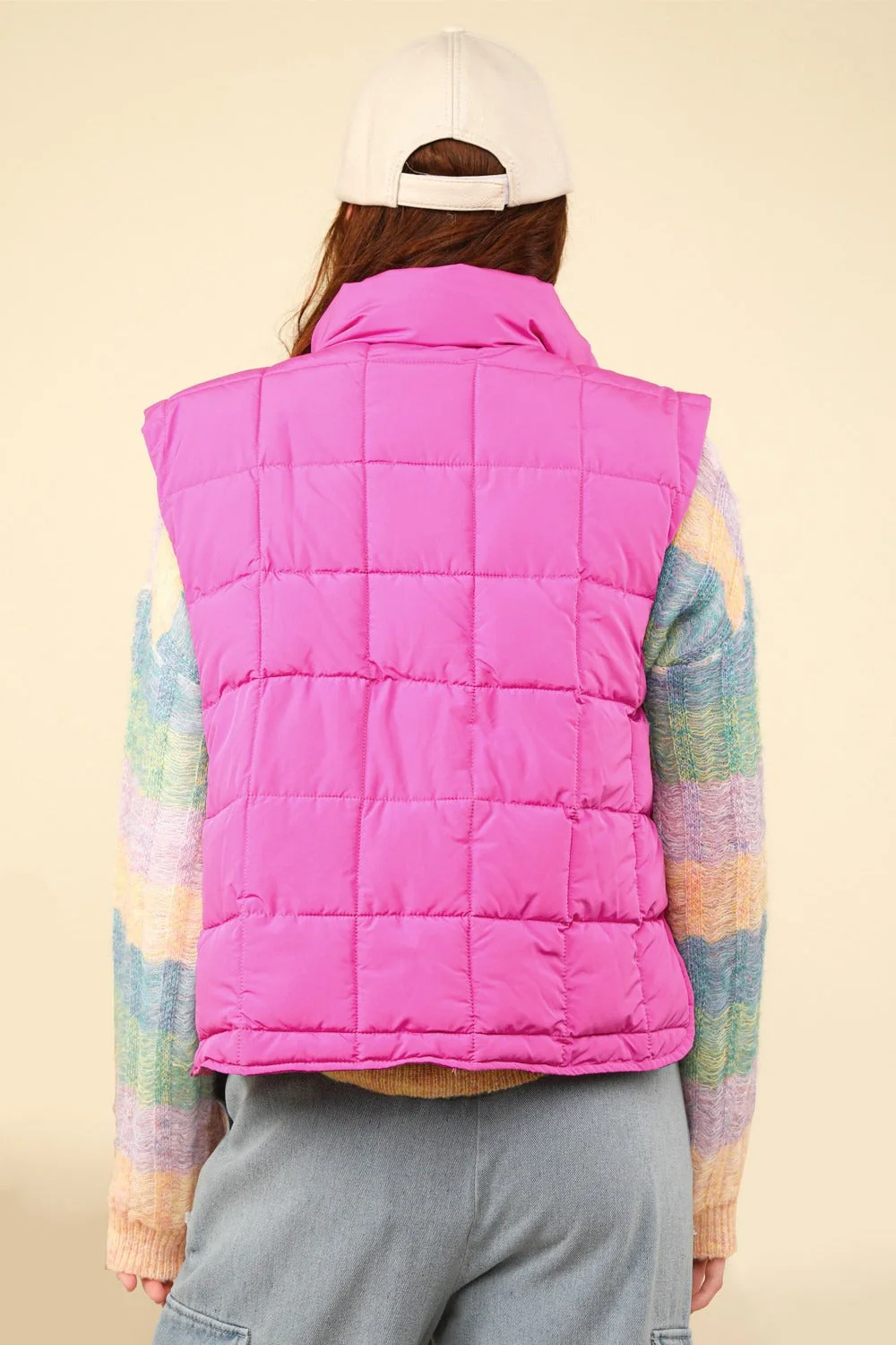Marlies | Padded, warm vest with zip - Image 2