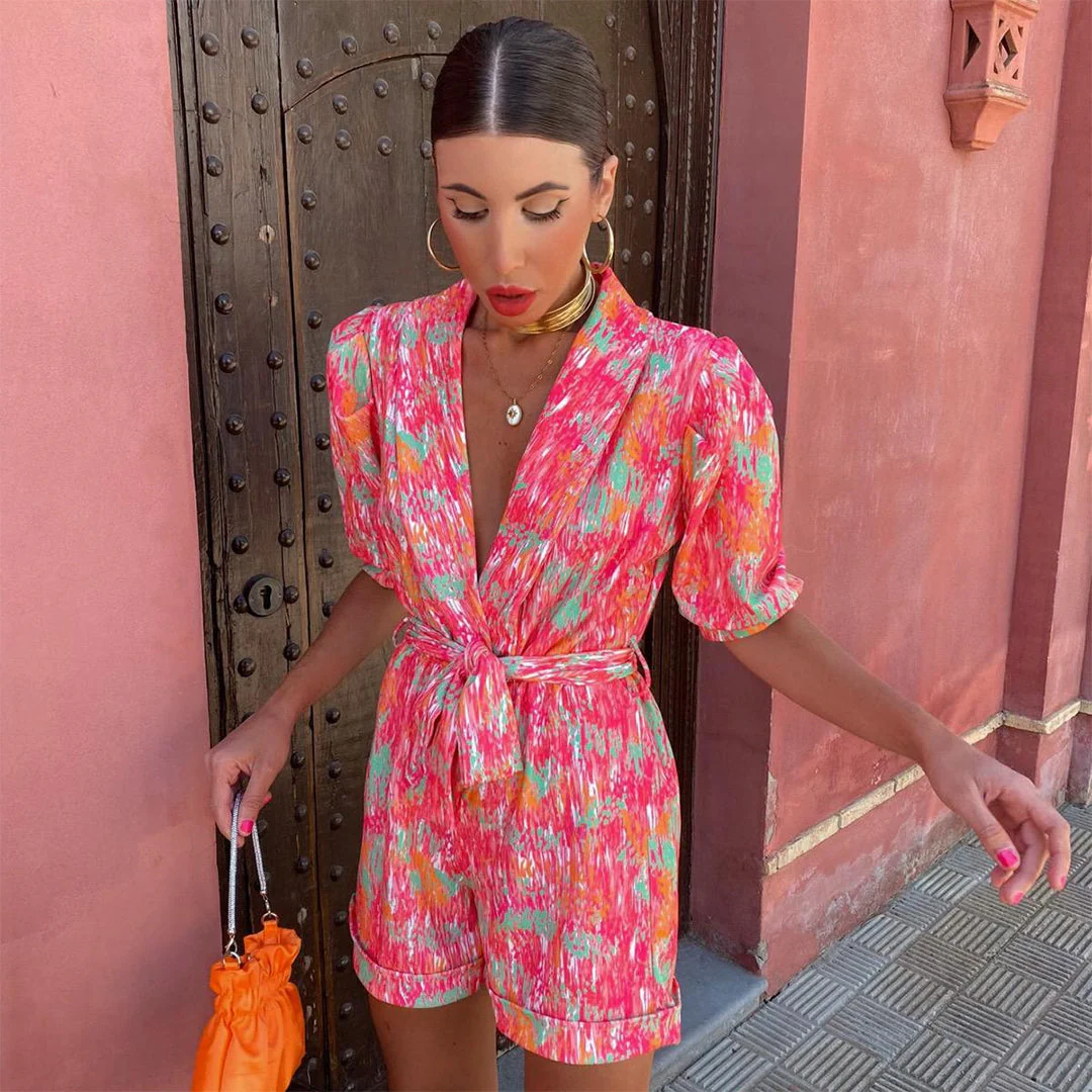 Marloes® | Stylish Jumpsuit With V-Neck - Image 4