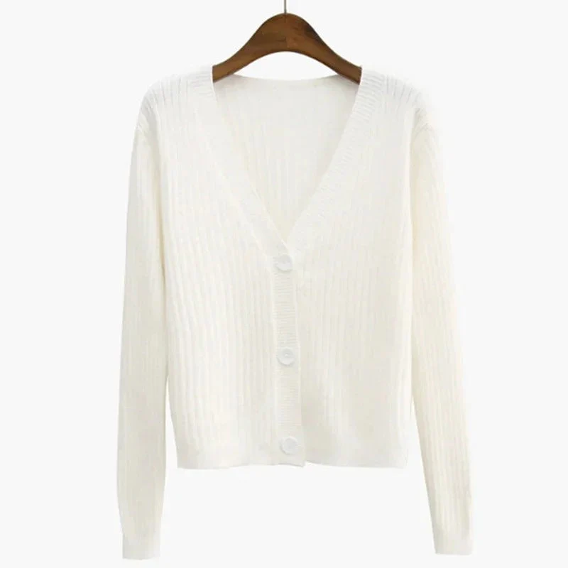 Marta | Casual women's sweater in pink, orange and blue for winter - Image 3