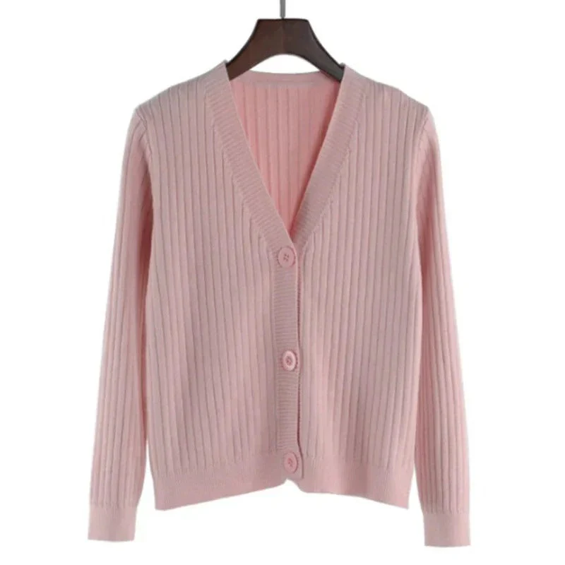 Marta | Casual women's sweater in pink, orange and blue for winter - Image 4