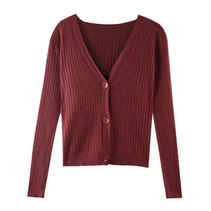 Marta | Casual women's sweater in pink, orange and blue for winter - Image 9