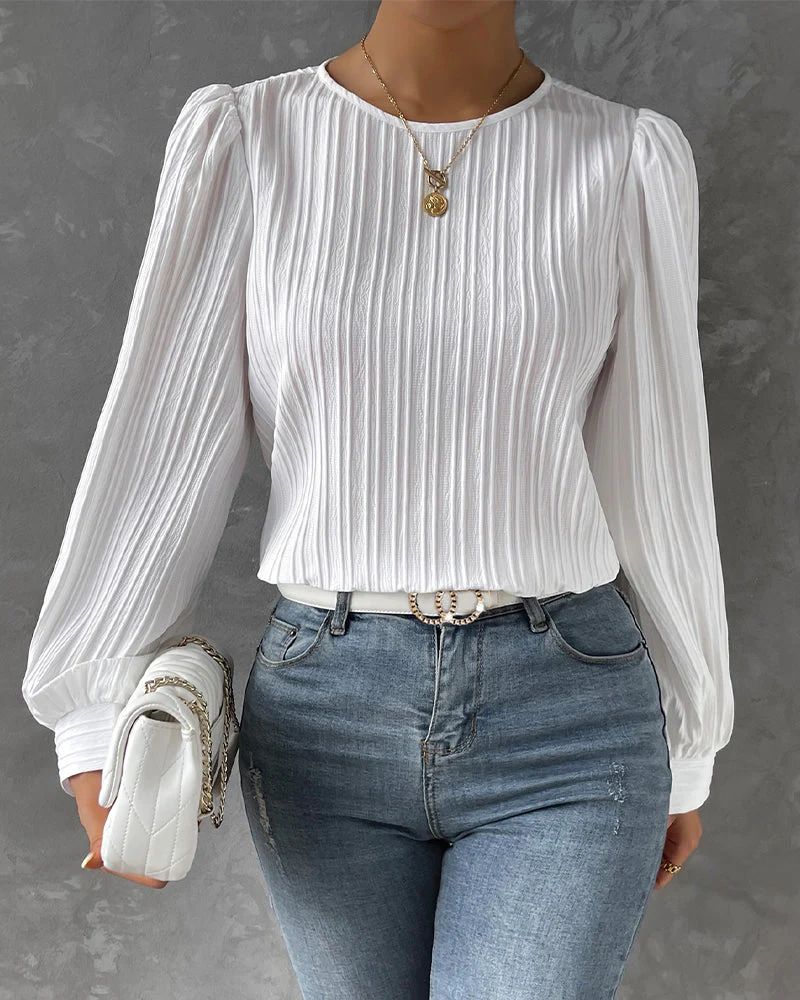 Marta® | Round Collar Blouse