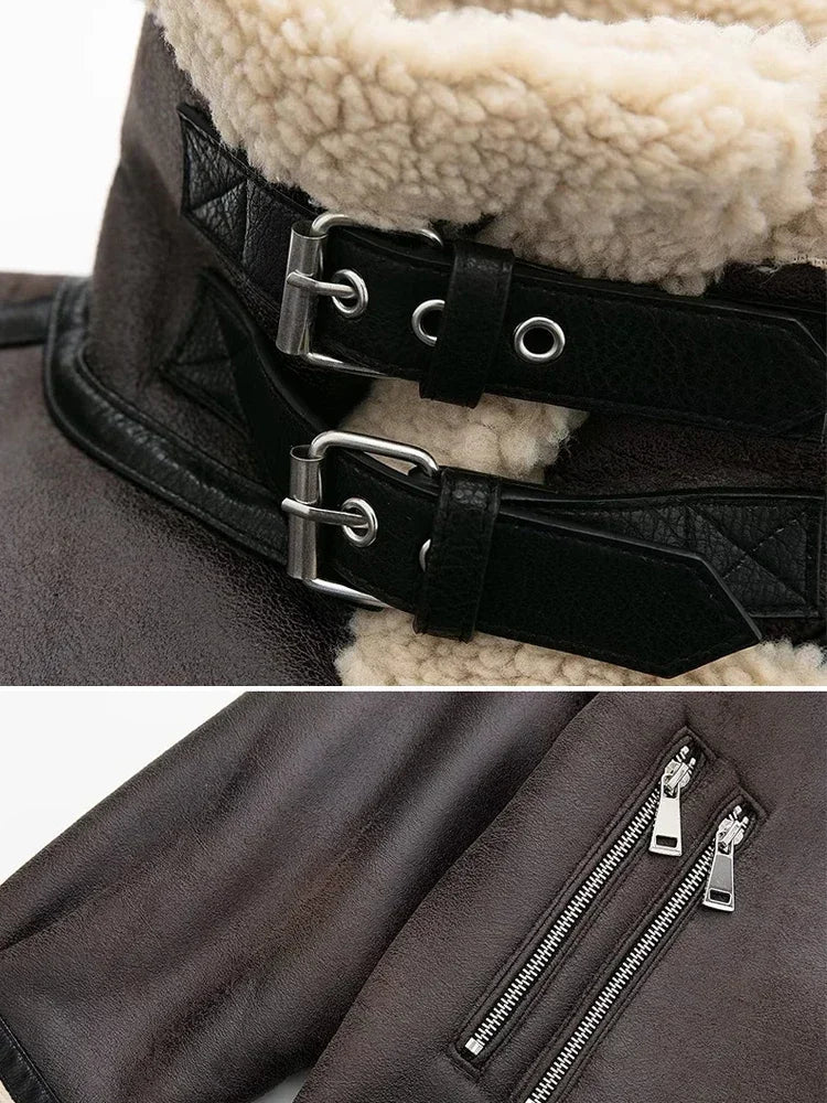 Marta | Fashionable winter coat: long sleeve women's jacket - Image 2