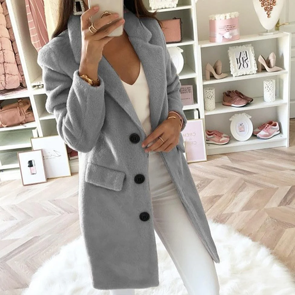 Mathilda | Long women's coat - Image 7