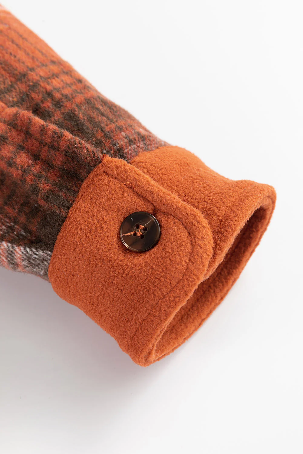 Matilde | Checked long sleeve jacket with buttons - Image 8