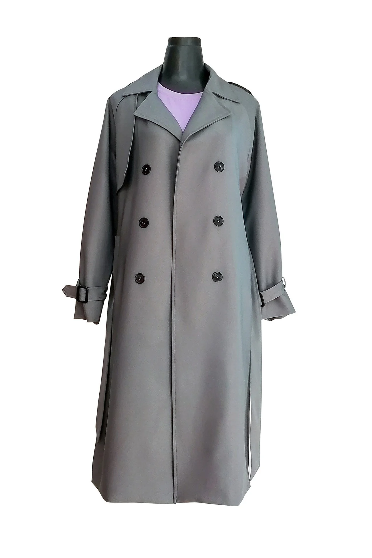 Melanie | Double-breasted retro trench coat - Image 6