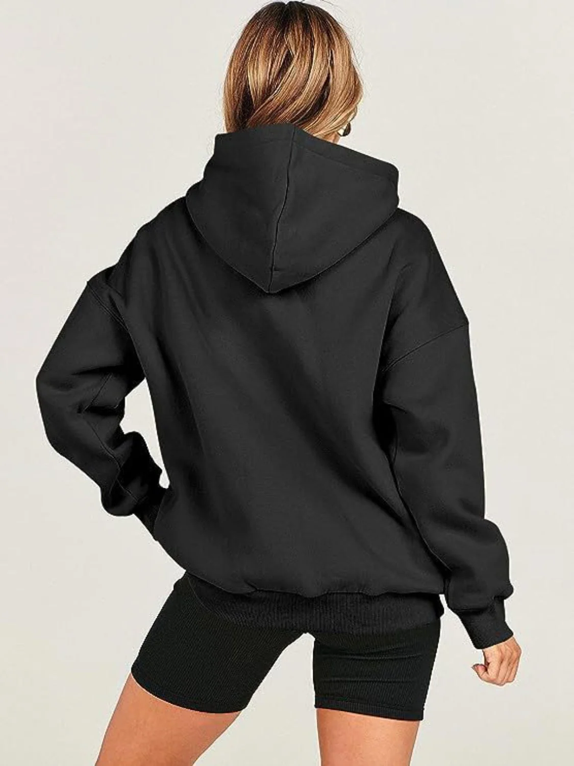 Melanie | Long-sleeved hoodie with dropped shoulders - Image 12